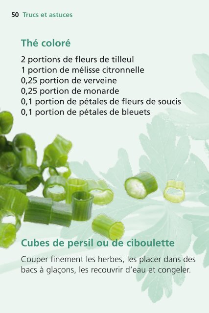 Les herbes aromatiques