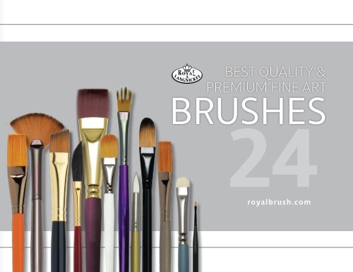 Royal Brush Zen Set, 73 All Media Short Handle Brushes, Set C