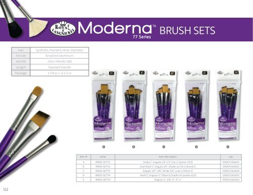 Premium Brush Catalog 2024