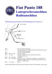 Fiat Punto 188 Zentralverriegelung Schaltplan