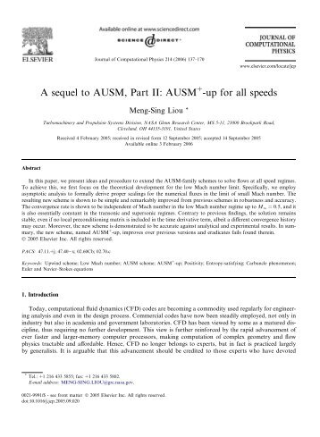 A sequel to AUSM, Part II: AUSM -up for all speeds - COOLFluiD