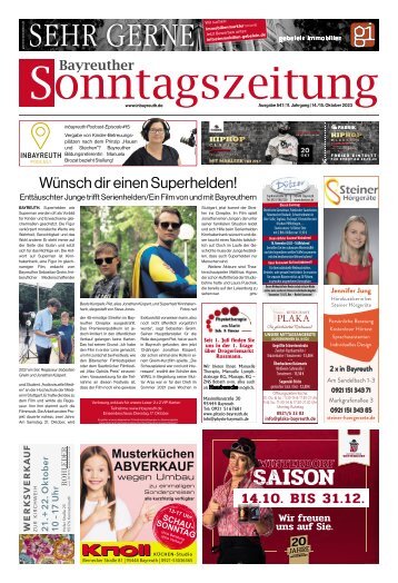 2023-10-15 Bayreuther Sonntagszeitung