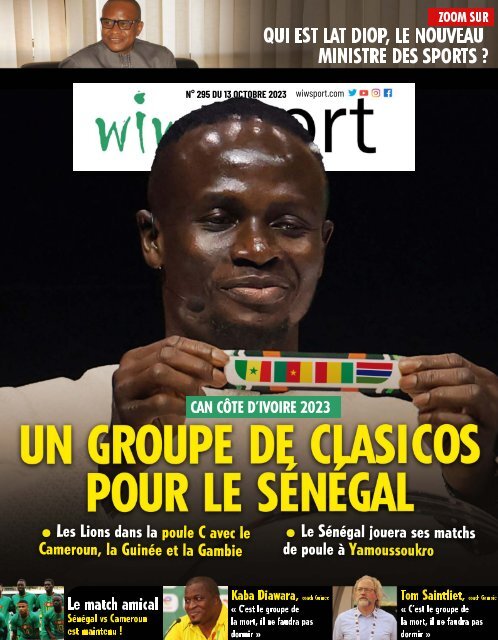 Journal wiwsport n295 - 13 octobre 2023