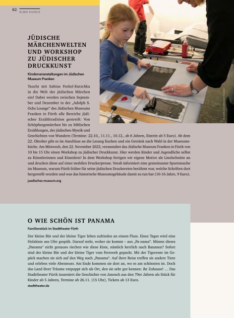 ELMA - Elternmagazin, Oktober 2023