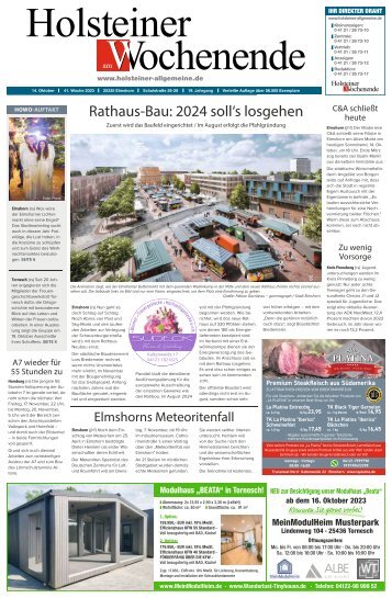 Holsteiner am Wochenende 41 2023