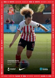 Red & White Issue 04: SAFC Women vs Reading Women