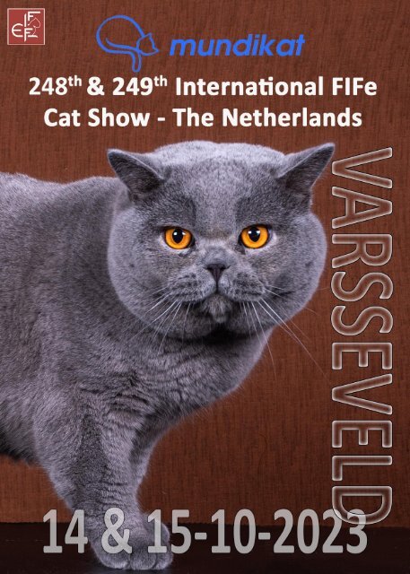 Catalog - 248. 249. Mundikat Int. FIFe Show - Varsseveld 14-10-2023 & 15-10-2023