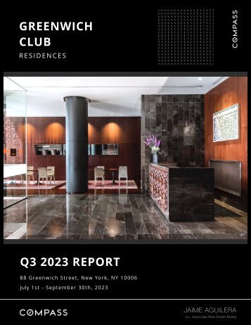 88 Greenwich St - Q3 Report