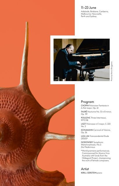 Musica Viva Australia Season Brochure | 2024