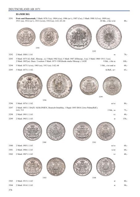 Auktion 104 - Münzen & Medaillen Emporium Hamburg