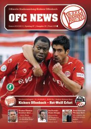 Kickers Offenbach – Rot-Weiß Erfurt