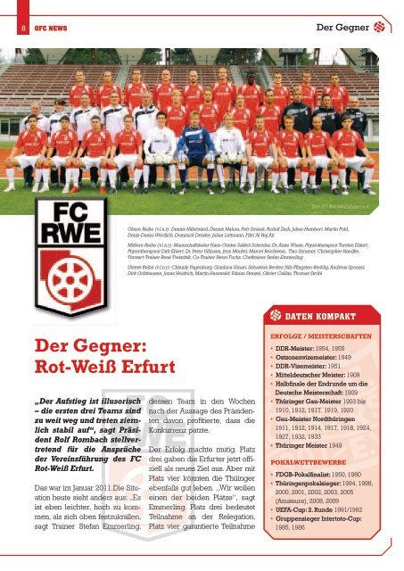 Kickers Offenbach – Rot-Weiß Erfurt
