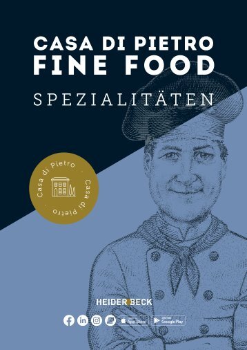 Web Casa di Pietro Fine Food Katalog Heiderbeck 2023