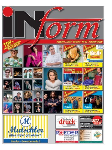 INform Ausgabe 7 2023 83 · 18ter Oktober 2023