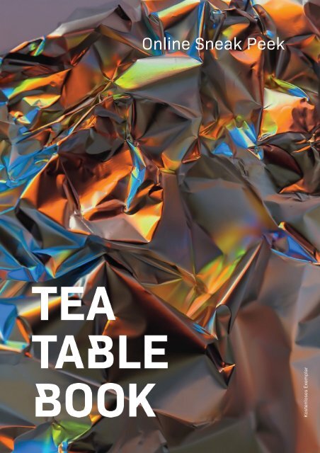 Tea Table Book - Online Sneak Peek 2023