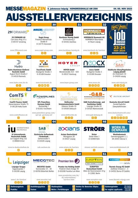 Das MesseMagazin zur jobmesse leipzig 2023