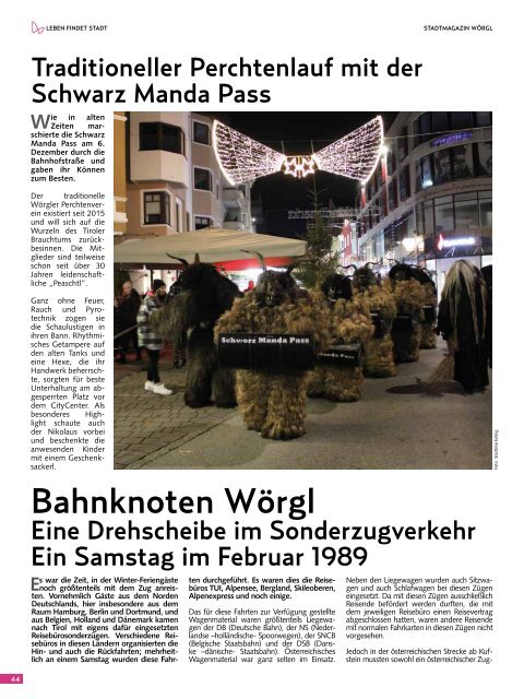 Stadtmagazin Wörgl Jänner 2023