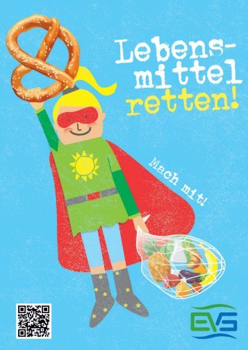 EVS Lebensmittelretter Postkarte Brezel 2023