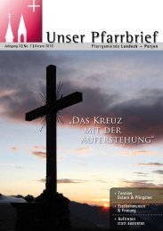 „Das Kreuz mit der Auferstehung“ - Pfarren Landeck