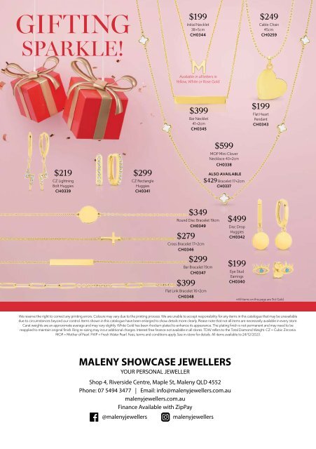 Christmas 2023- Maleny Showcase Jewellers 