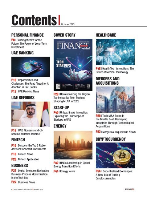 The Finance World Magazine| Edition: October 2023