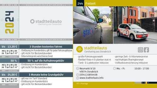 CITY for TWO Osnabrück | Limitierte Ausgabe 2024