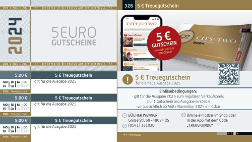 CITY for TWO Osnabrück | Limitierte Ausgabe 2024