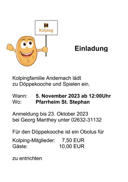 Pfarrbrief Oktober - November