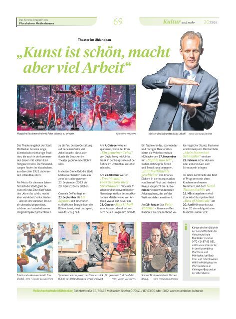 Kulturbeilage 2023