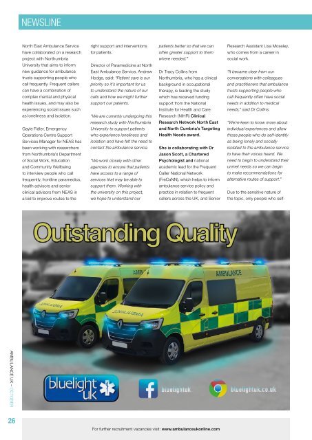 Ambulance UK October 2023