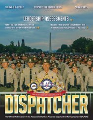 ALADS DISPATCHER VOL.XLII ISSUE 2 SUMMER 2023