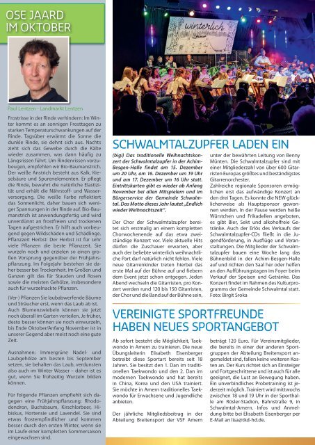 OSE MONT-Schwalmtals Gemeindejournal Oktober 2023