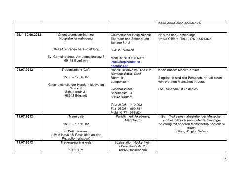 IMPULSE-INFO Nr. 2-2012 - Impulse-Stiftung