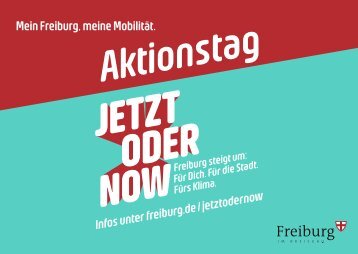 Aktionstag Jetzt oder Now-Freiburg im Breisgau 2023 | CITYCARDS