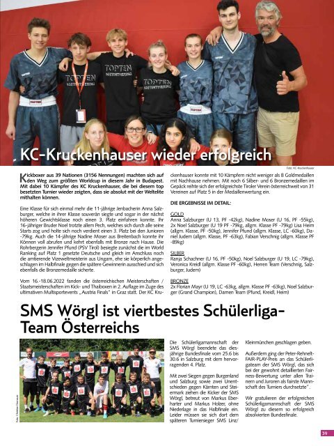 Stadtmagazin Wörgl August 2023