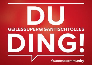 Summacom #summacommunity | CITYCARD