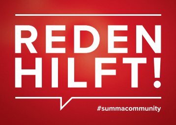 Summacom #summacommunity Reden hilft | CITYCARD