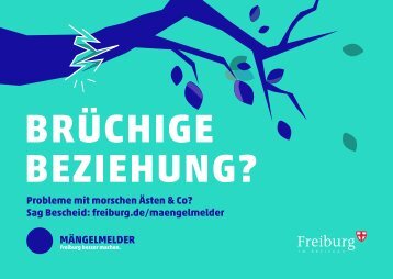 Mängelmelder Freiburg besser machen | CITYCARD