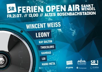 SR Ferien Open Air Sankt-Wendel | CITYCARD