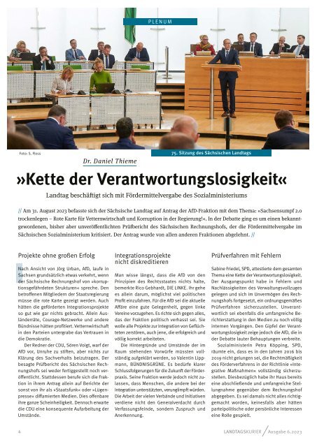 Landtagskurier, Ausgabe 6/2023