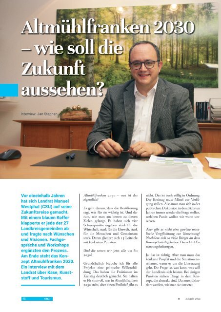 WIKO 2022 – Das Wirtschaftsmagazin für Altmühlfranken