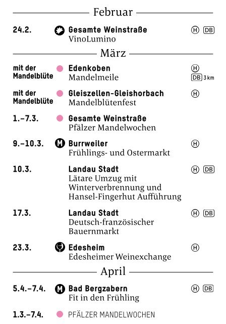 Weinfestkalender Südliche Weinstraße 2024