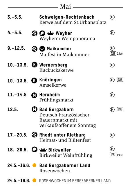 Weinfestkalender Südliche Weinstraße 2024