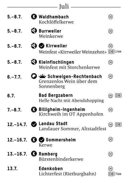 Weinfestkalender Südliche Weinstraße 2024