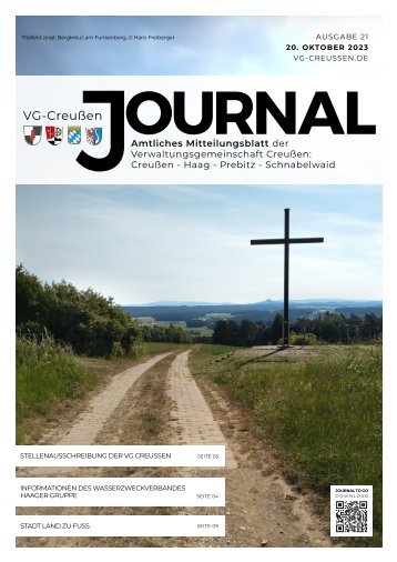 Creussen Journal Ausgabe 21102023