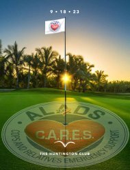 ALADS 23rd Annual Bob Hermann Memorial Golf Classic Program