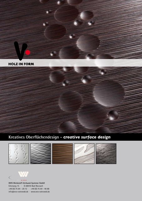 Kreatives Oberflächendesign - creative surface design - Quick Berlin ...