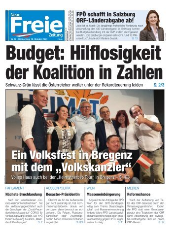 Budget: Hilflosigkeit der Koalition in Zahlen