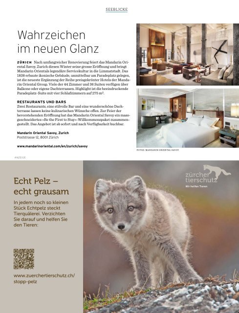 Seesicht - Das Zürichsee-Magazin Nr. 5 - 2023