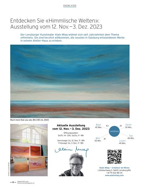 Seesicht - Das Zürichsee-Magazin Nr. 5 - 2023